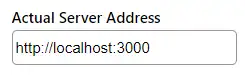 Actual Server Adress